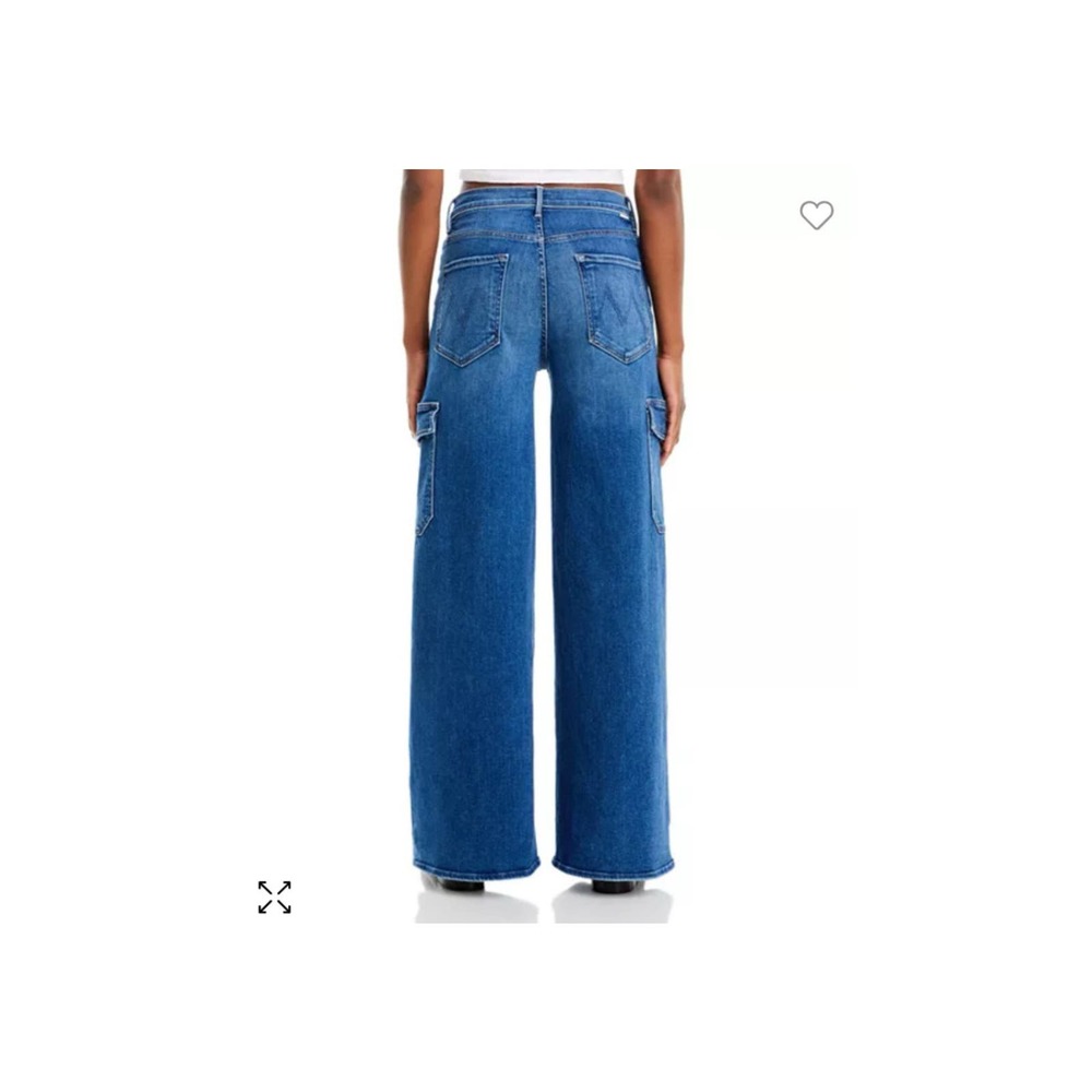 Mother Women's Opposites Attract The Undercover Cargo Sneak Jeans Size 29 NWT - Picture 4 of 12